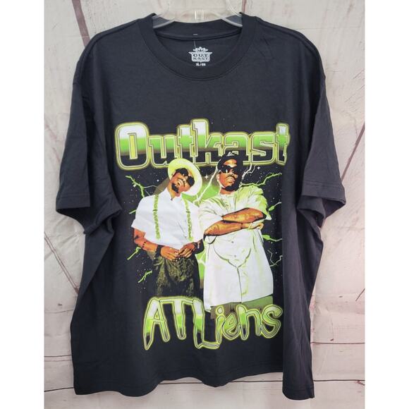 Men's Outkast ATliens Graphic T-Shirt - Original Use  Hematite XL - Picture 3 of 7